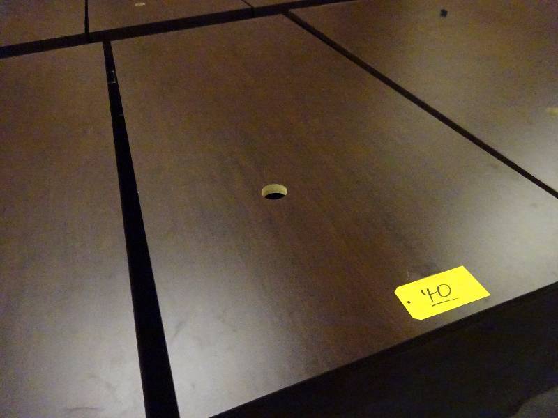 Large Dark Wood Desk