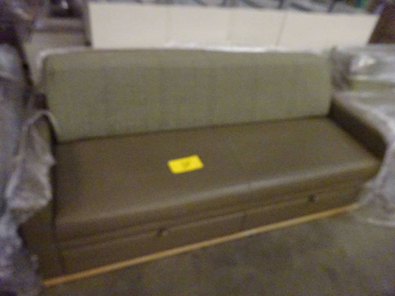 Cloth and Vinyl Sofa