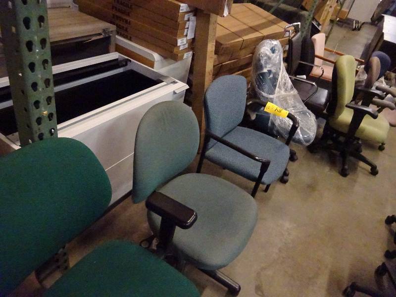 Ten Assorted Office Chairs