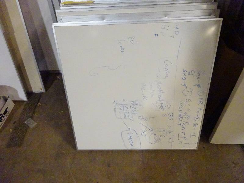 5 wall Mount White Boards