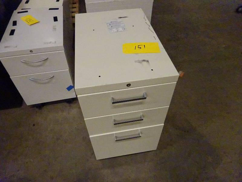White 3 Drawer