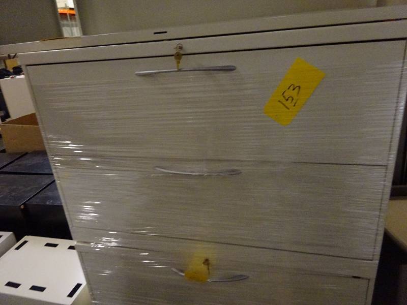 Pair Low White Two Drawers