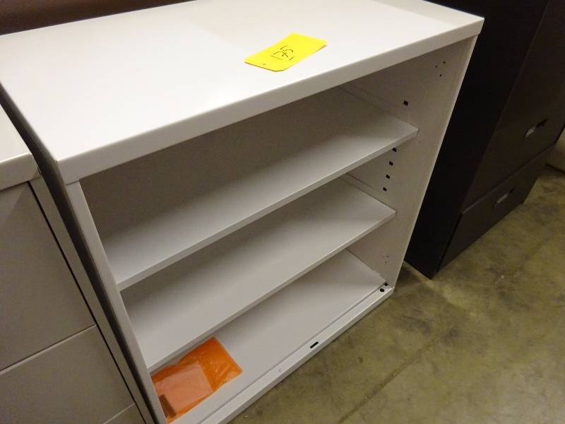 Off White Metal Shelf