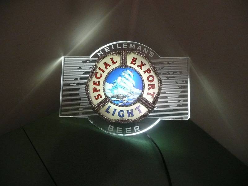Vintage Special Export Beer Bar Light - Works Great - Approx 13wide 10high