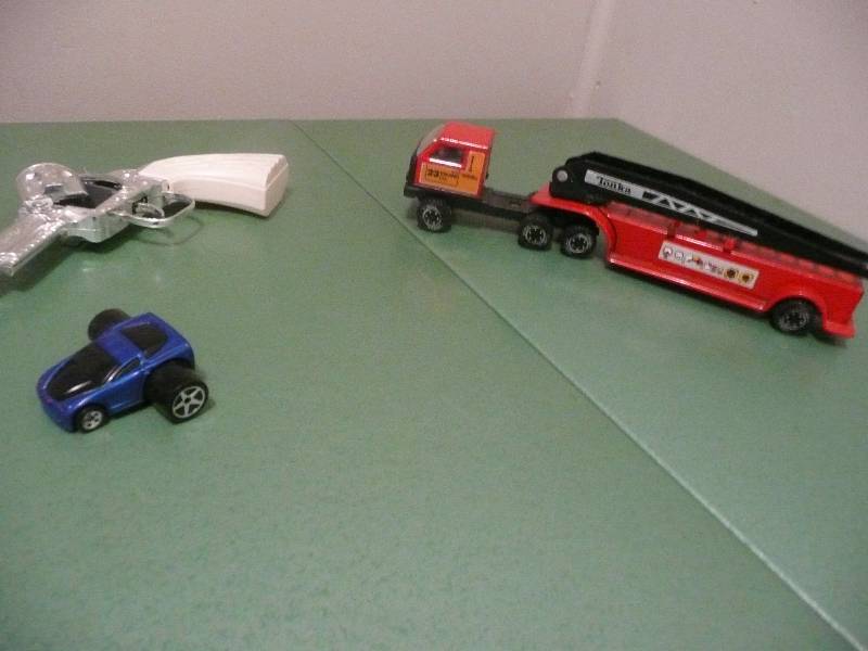 Vintage Tonka Fire Truck, Vintage Cap Gun & Vintage Hot Wheel