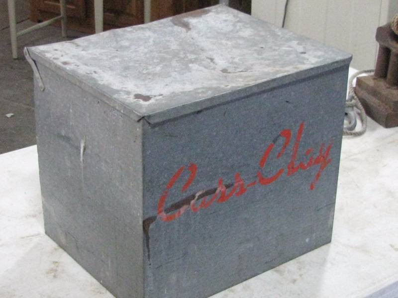 lot 47 image: Cass Clay Milk Box