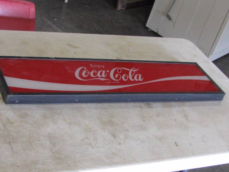 lot 73 image: Coca-Cola Sign
