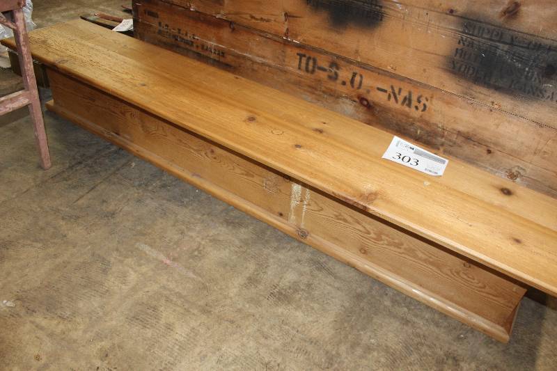 lot 303 image: Wood Mantle