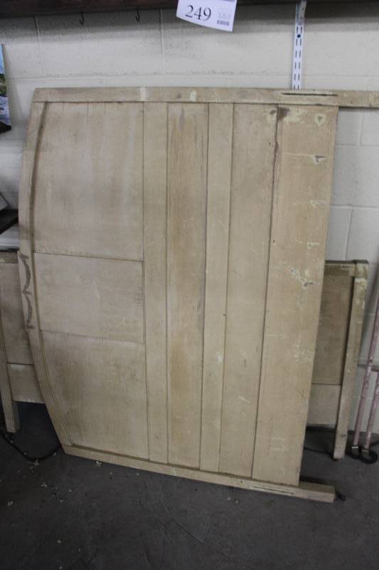 lot 249 image: Wood Bed Frame