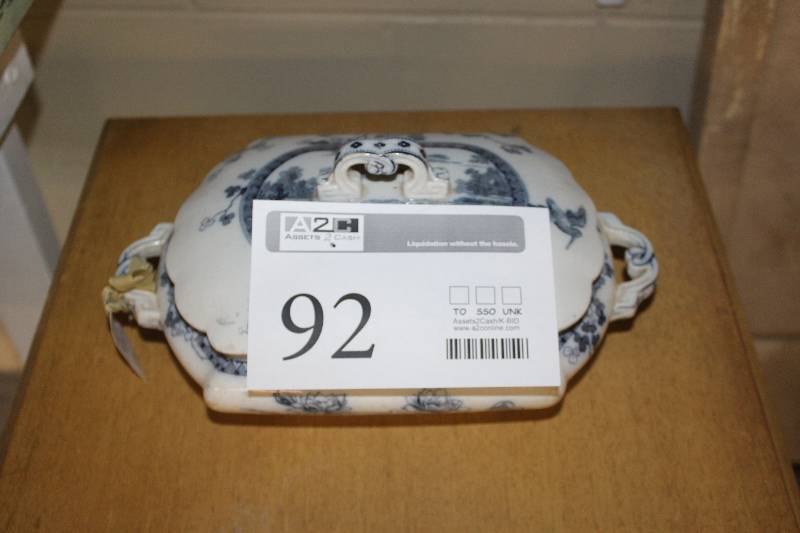 lot 92 image: Brownfield Woodland China Serving Bowl w Lid