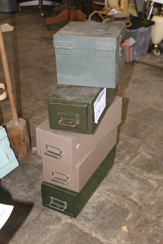 lot 150 image: Index Card Boxes