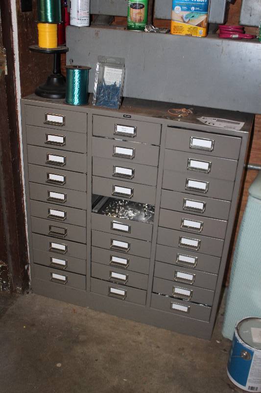 30 drawer store metal cabinet