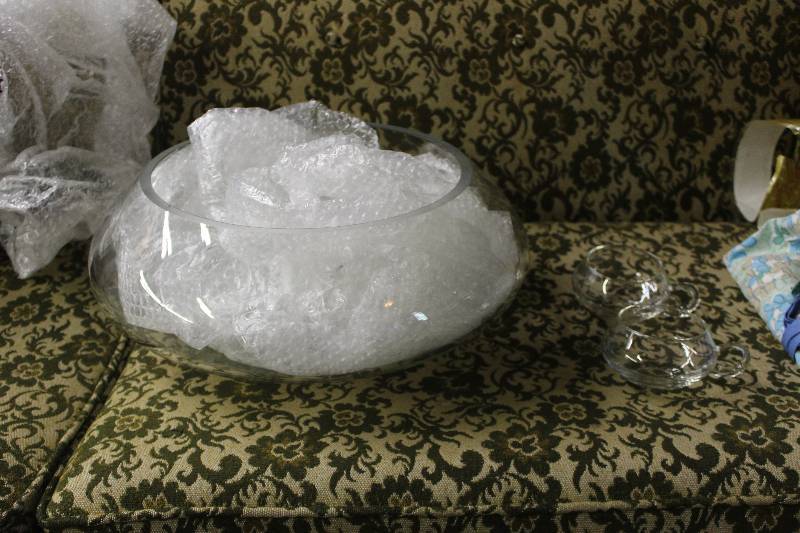 lot 214 image: Crystal Punch Bowl Set