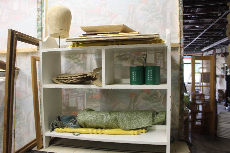 lot 37 image: Wood Book Shelf