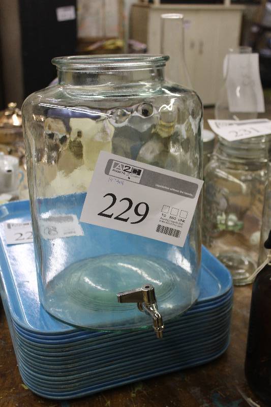 lot 229 image: Glass Water Dispenser