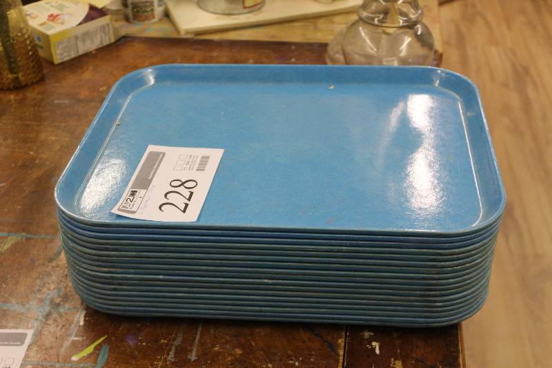 lot 228 image: Lot of (16) Serving Trays