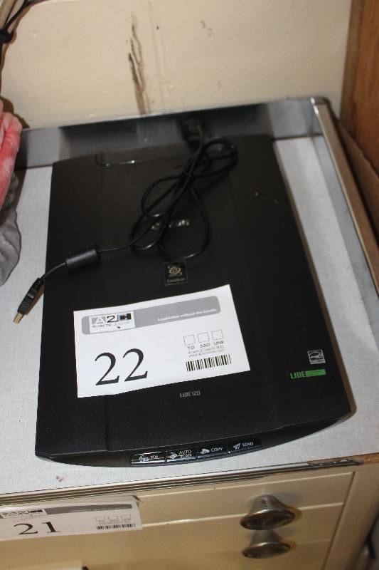 lot 22 image: LIDE 120 LED Indirect Exposure Flatbed Scanner