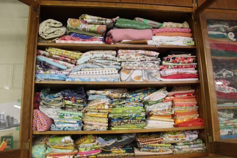 lot 238 image: Fabrics