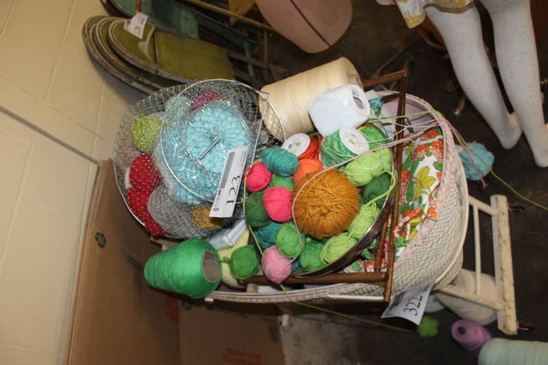 lot 123 image: Yarn, Knitting Thread