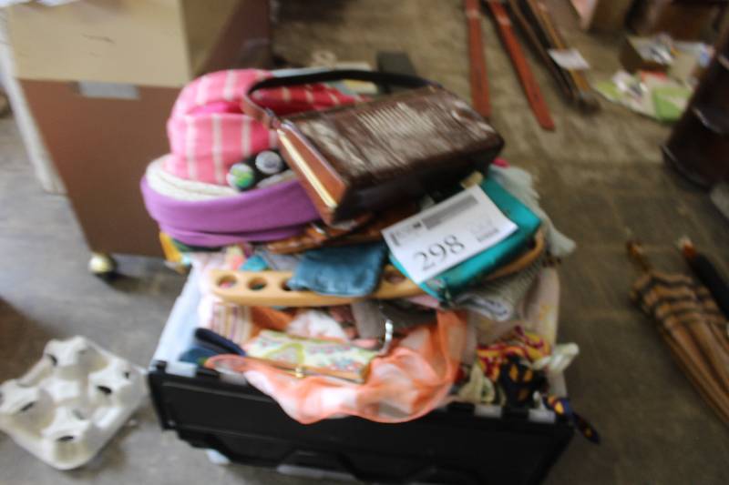 lot 298 image: Purses, Scarves