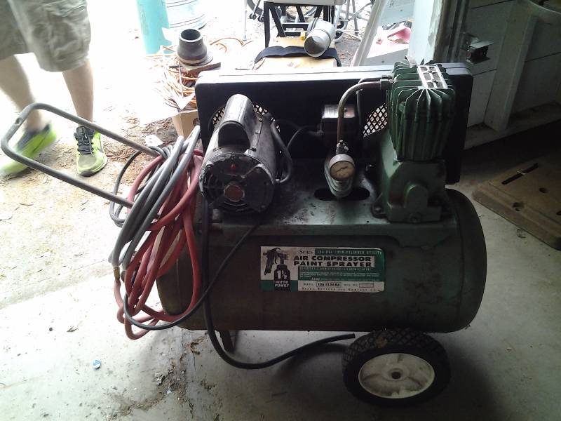 Sears CRAFTSMAN 2hp Air compressor Paint Sprayer with