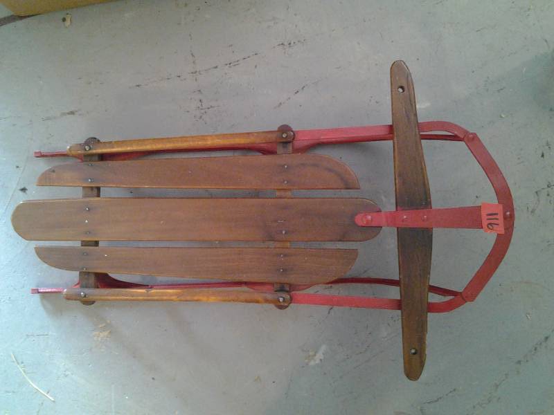 lot 116 image: Steel Runner Sled 38 Inches