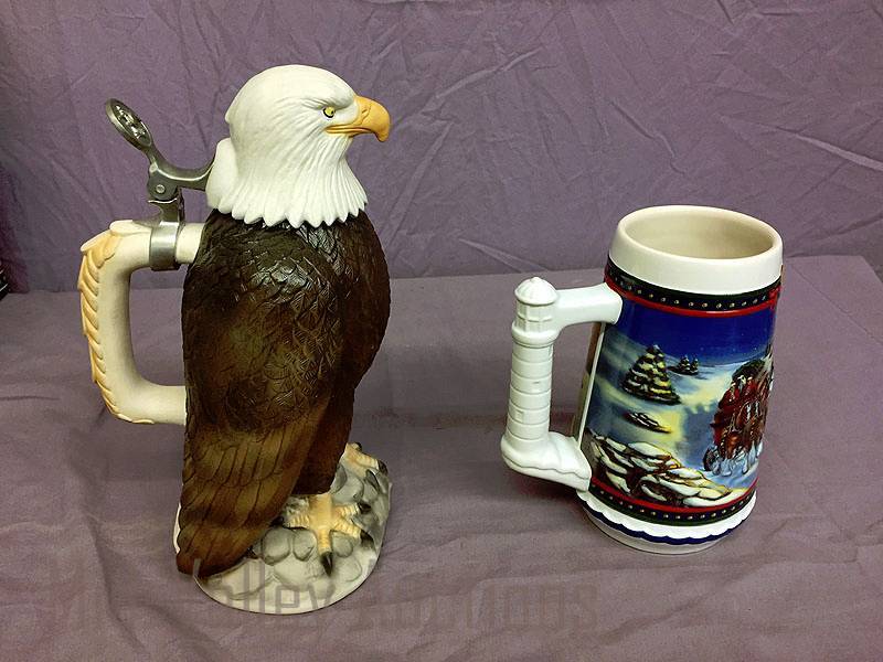 lot 8 image: Budweiser Beer Steins