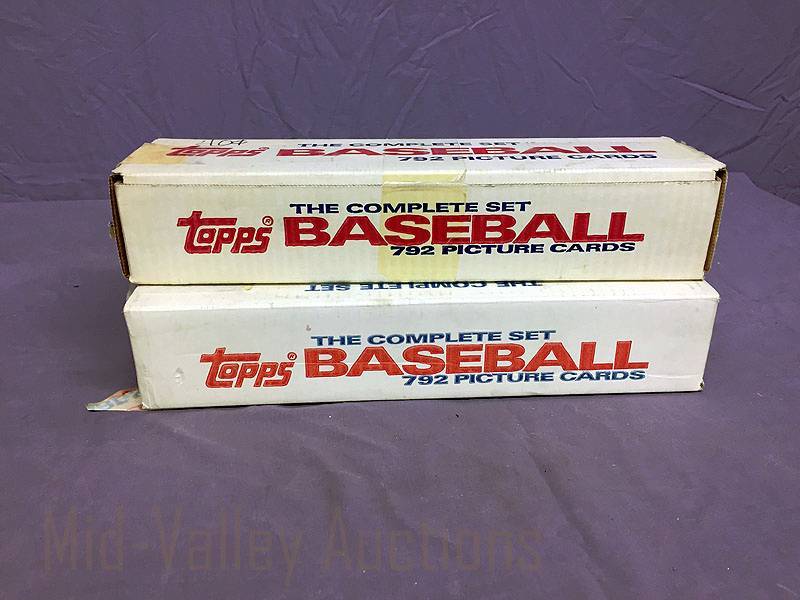 lot 64 image: Topps Baseball complete sets