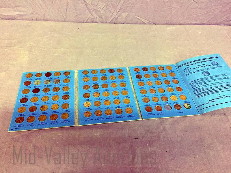lot 70 image: Penny coin folder