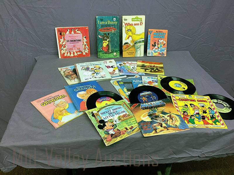 lot 73 image: Childrens book and records