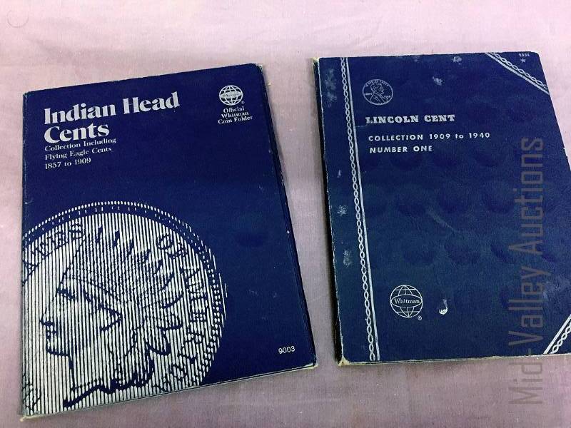 lot 71 image: Penny coin folder, Indian Cents