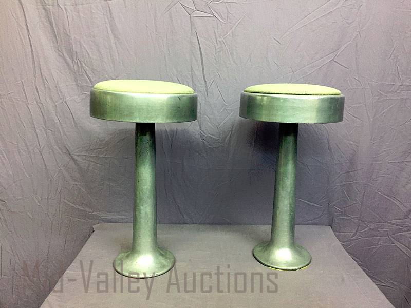lot 58 image: Old caf stools