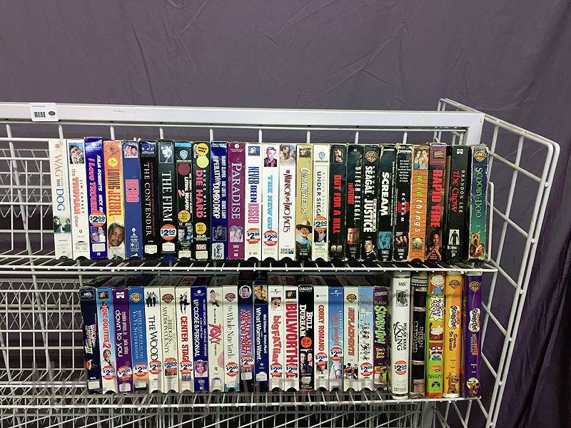 lot 54 image: 50 VHS movies