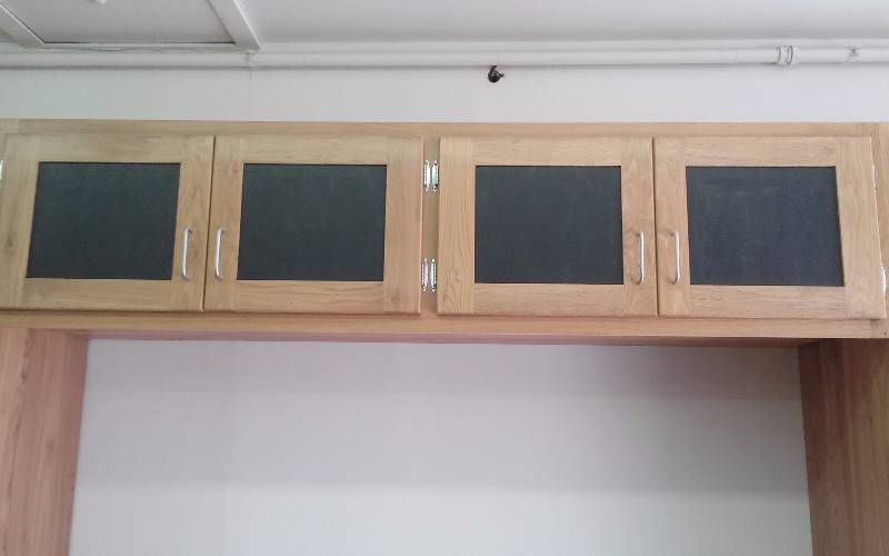 lot 33 image: Modular Shop Cabinet.  Solid wood.  Create your ultimate shop  Can be mixedmatched with other auction lots.