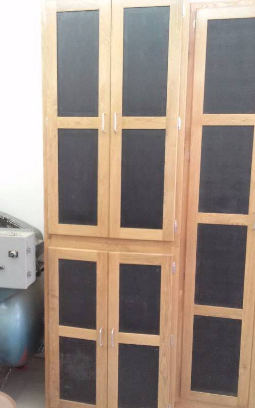 lot 35 image: Modular Shop Cabinet.  Solid wood.  Create your ultimate shop  Can be mixedmatched with other auction lots.