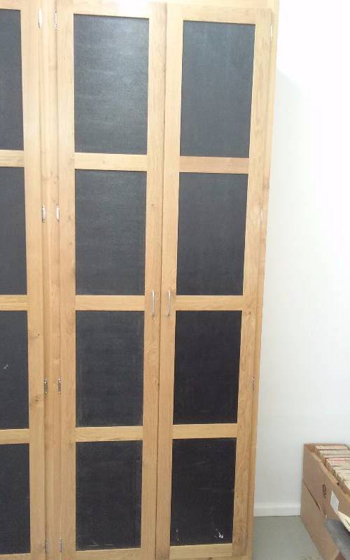 lot 36 image: Modular Shop Cabinet.  Solid wood.  Create your ultimate shop  Can be mixedmatched with other auction lots.