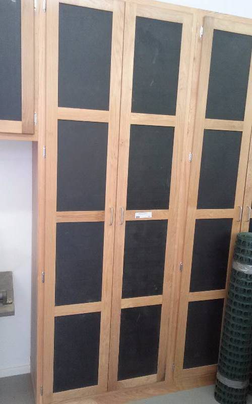 lot 40 image: Modular Shop Cabinet.  Solid wood.  Create your ultimate shop  Can be mixedmatched with other auction lots.
