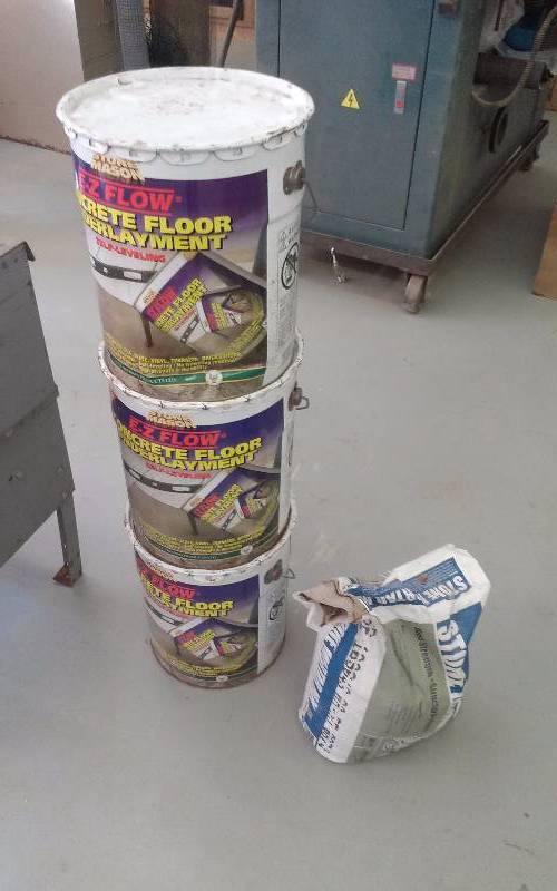 lot 48 image: Lot - (3) EZ Flow Concrete Foor Underlayment - Full