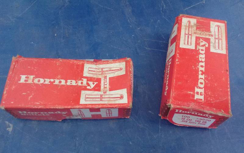 lot 75 image: Ammo - (2) Boxes Hornady, 30 Cal, 180 & 190g