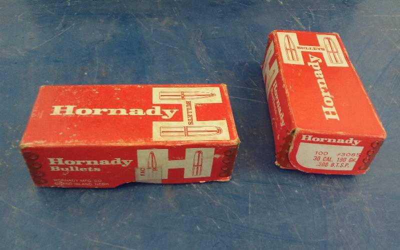 lot 76 image: Ammo - (2) Boxes Hornady, 30 Cal, 180g & 190g