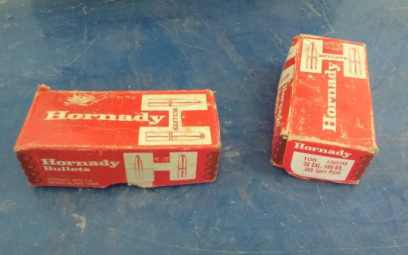 lot 77 image: Ammo - (2) Boxes Hornady, 30 Cal, 180g