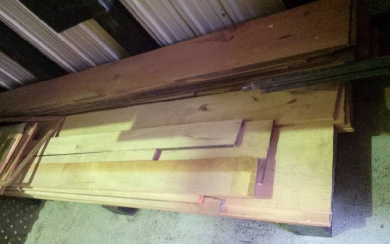 lot 128 image: Lumber - Lot of Butternut & Pine, Kiln Dried