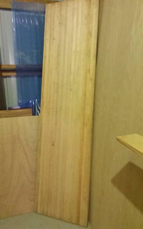 lot 140 image: Solid Maple Butcher Block Countertop, never used