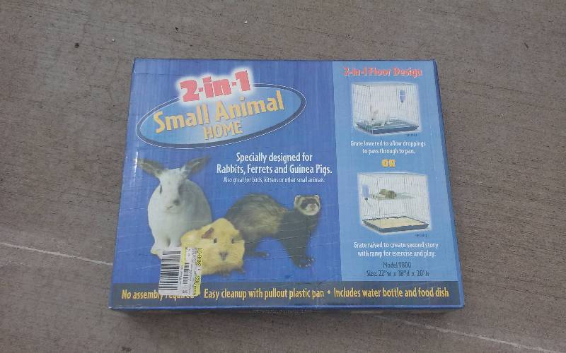 lot 155 image: 2in1 Small Animal Home - NIB.