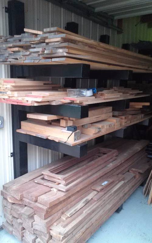 lot 138 image: Set Professionally Built Racking - (4) Supports
