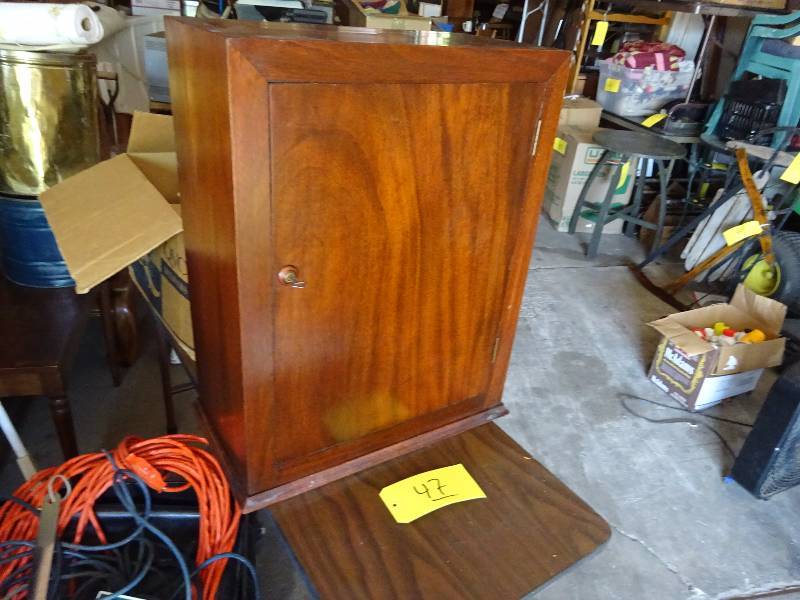 Very Nice Old Locking Cabinet