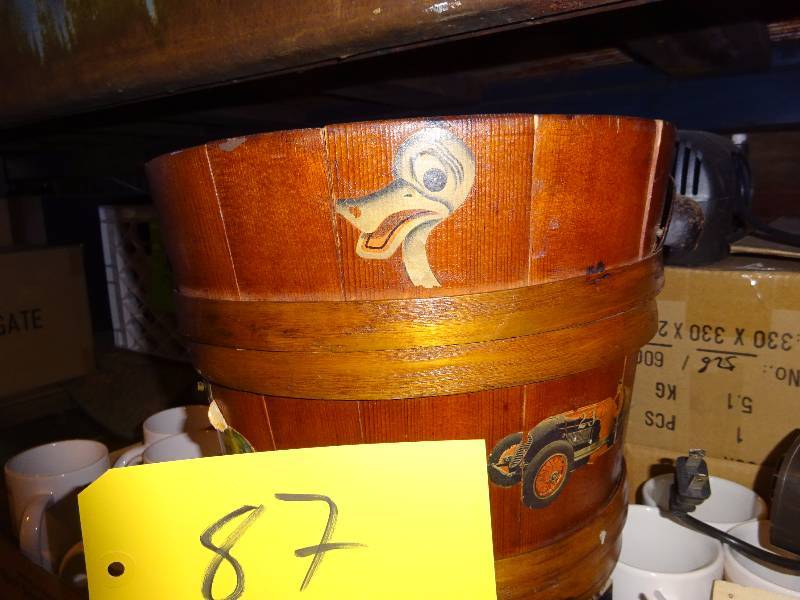 Very Cool Decoupage Bucket
