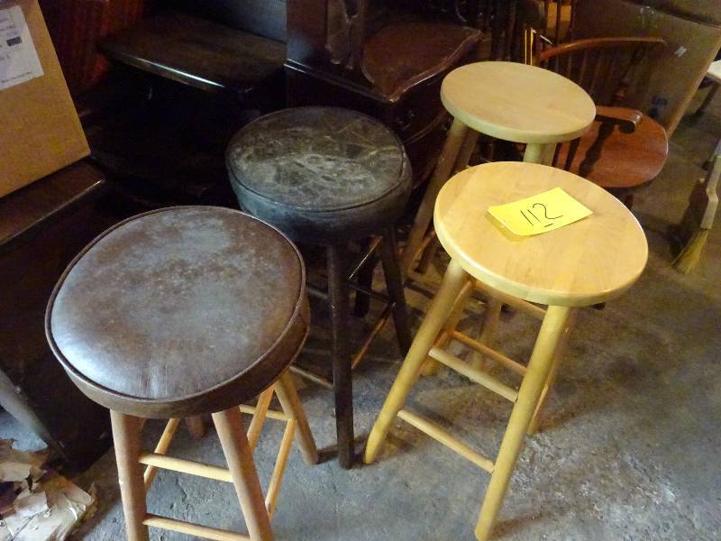 (4) Tall Stools