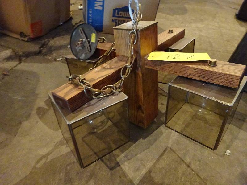 Wooden Light Fixture