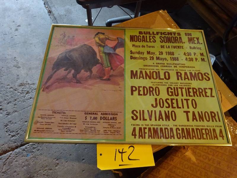 Bull Fight Poster
